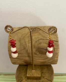 Pendientes de hueso