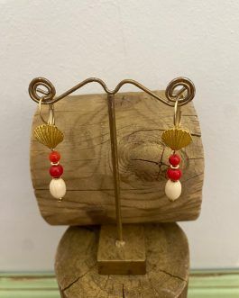 Pendientes de hueso