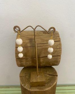 Pendientes de hueso