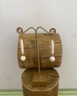 Pendientes de hueso