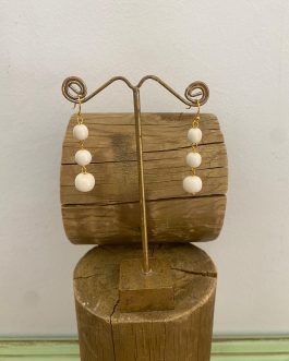 Pendientes de hueso