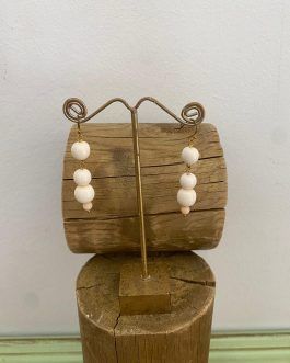 Pendientes de hueso