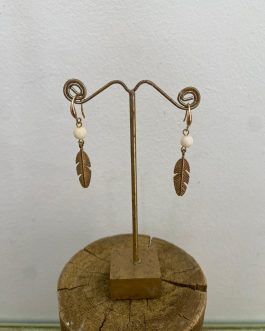 Pendientes de hueso