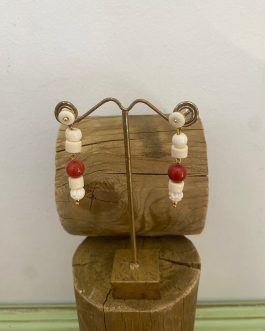 Pendientes de hueso