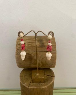 Pendientes de hueso