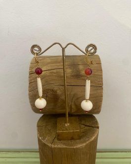Pendientes de hueso