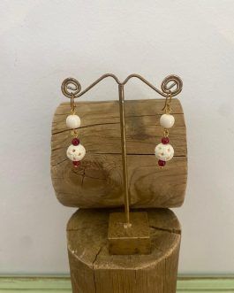 Pendientes de hueso
