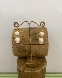 Pendientes de hueso