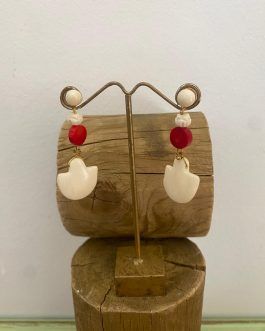 Pendientes de hueso