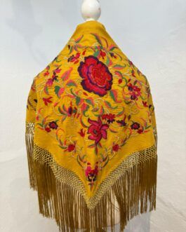 Mantón modelo PUERTO Mostaza