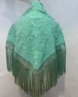 Mantón modelo MENORCA Turquesa