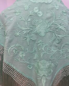 Mantón modelo MENORCA Turquesa