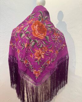 Mantón modelo PUERTO Buganvilla