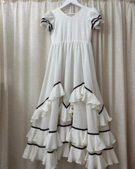 Vestido blanco lino