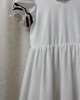 Vestido blanco lino