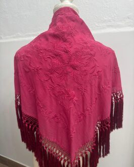 Mantón modelo AZUCENA Fucsia