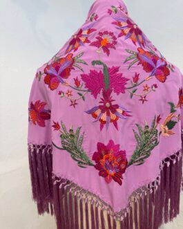 Mantón modelo CÁDIZ Rosa