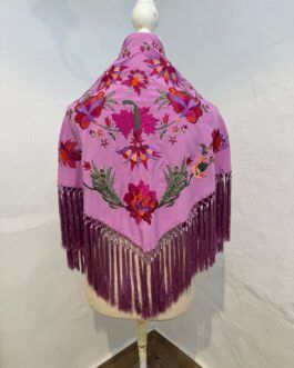Mantón modelo CÁDIZ Rosa