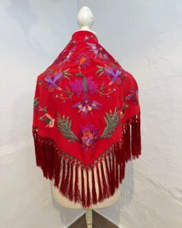 Mantón modelo CÁDIZ Coral