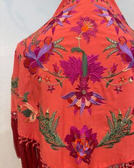Mantón modelo CÁDIZ Naranja