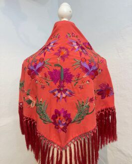 Mantón modelo CÁDIZ Naranja