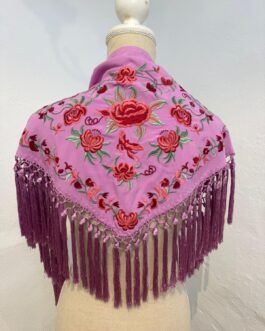 Mantón modelo SEVILLA Rosa