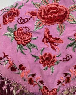 Mantón modelo SEVILLA Rosa