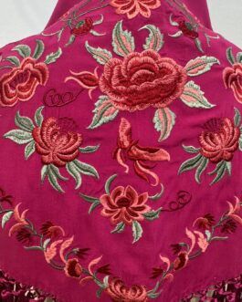 Mantón modelo SEVILLA Buganvilla