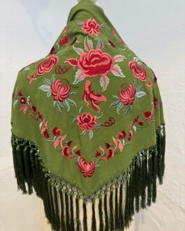 Mantón modelo SEVILLA Verde