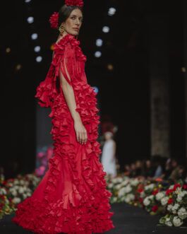 Vestido flamenca rojo