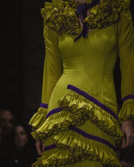 Vestido verde lima