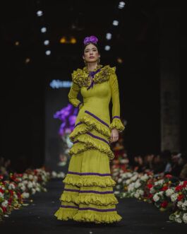 Vestido verde lima