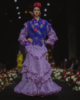 Vestido malva lunar fucsia