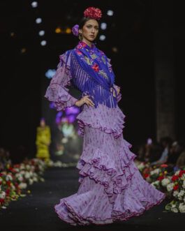 Vestido malva lunar fucsia
