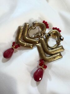 Pendientes latón