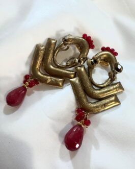 Pendientes latón