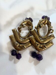 Pendientes latón 02