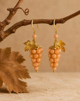 Pendientes Uvas Champán