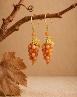 Pendientes Uvas Tierra Oscuro